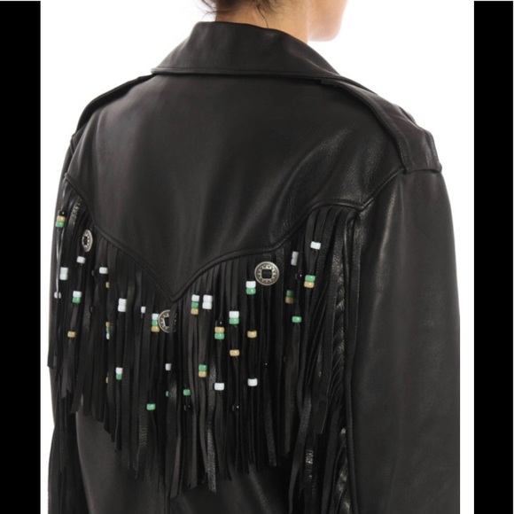 Gucci Punk Leather Biker Jacket Size 44/L - Picture 4 of 16